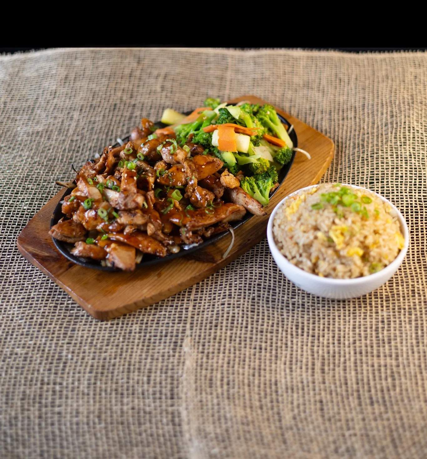 Hibachi chicken and steak combo at Sake Café Pensacola