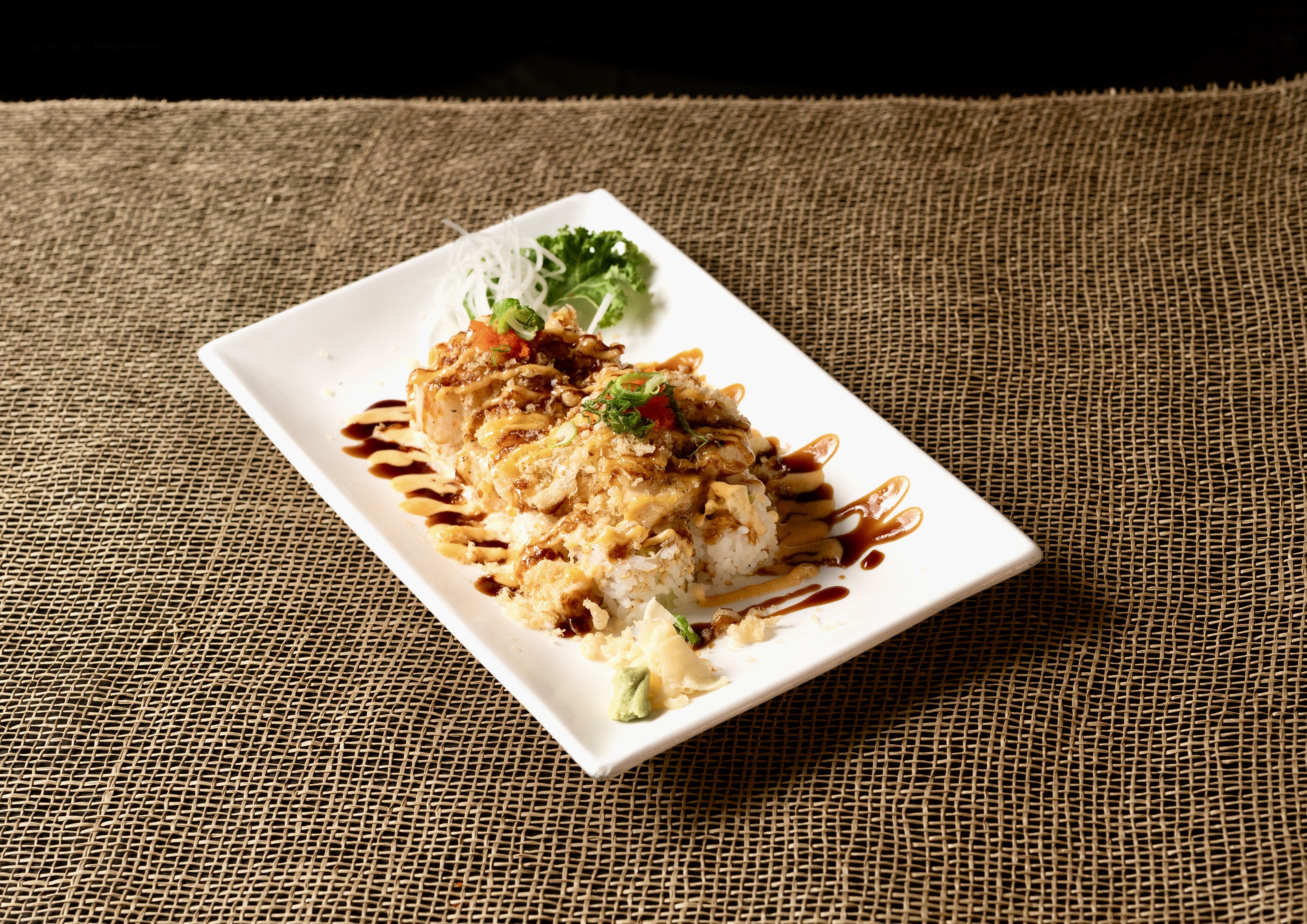 Fujiyama roll at Sake Café Pensacola